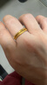 周大福麻花素圈黃金戒指女(工費280)13號約2.05g EOF1784禮物 曬單實(shí)拍圖