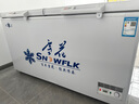 雪花（SNOWFLK）冰柜商用家用冷柜臥式大容量全冷凍柜臥柜展示柜大冰柜冷藏冷凍兩用 410升|1.47米-30℃速凍一級能效【加厚款】 空柜溫度可達-30度丨銅管速冷低耗 曬單實(shí)拍圖