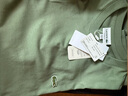LACOSTE【王一博同款】法國鱷魚(yú)男裝25秋冬新款休閑純棉寬松T恤|TH7318 S86/灰綠色 L 5 曬單實(shí)拍圖