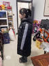 阿迪達斯（adidas）童裝兒童長(cháng)款羽絨服男童女童冬季600蓬加厚保暖中大童外套KB5095 曬單實(shí)拍圖