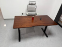 西昊D03S電動(dòng)升降桌電腦桌電競桌書(shū)桌辦公學(xué)習桌子實(shí)木板1.4m胡桃木色 曬單實(shí)拍圖