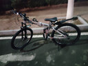 鳳凰（Phoenix） 鳳凰自行車(chē)可折疊山地車(chē)路虎男士成年人變速女式越野公路單車(chē) 條輪消灰/折疊雙避震/全競速軸承 26寸30速【參考：158-188cm】 曬單實(shí)拍圖
