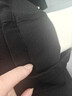 香影黑色微喇牛仔褲女2025冬季新款褲腳開(kāi)叉修身設計感顯瘦長(cháng)褲子 牛仔黑 M 160/64A/95-110斤 曬單實(shí)拍圖