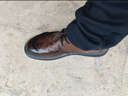 七匹狼休閑皮鞋男鞋夏季新款百搭輕便軟底皮鞋防滑耐磨復古休閑鞋子男 棕色 【標準皮鞋碼】 42 曬單實(shí)拍圖