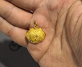 周生生黃金吊墜 足金長(cháng)命鎖寶寶禮物 不含項鏈09300P 計價(jià) 3.4克 曬單實(shí)拍圖