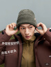 蕉下帽子冬季男士帽子女針織帽冷帽保暖防寒帽毛線(xiàn)帽顯臉小新年禮物灰 曬單實(shí)拍圖