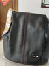 NOSSKISS奢侈品牌女包2026新款韓版防盜牛皮雙肩包大容量通勤旅行小怪獸包 黑色 曬單實(shí)拍圖
