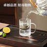 京東京造 玻璃杯 耐高溫泡茶水咖啡杯子六色馬克杯300ml六只裝 曬單實(shí)拍圖