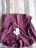 LOVER RUCCI翻領(lǐng)長(cháng)袖t恤女純棉2025秋季新款寬松大碼胖mm顯瘦百搭polo衫上衣 紫色 3XL 建議160-180斤 曬單實(shí)拍圖