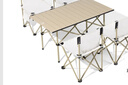 駱駝（CAMEL）駱駝戶(hù)外折疊桌折疊椅露營(yíng)裝備全套蛋卷桌野外野餐野營(yíng)桌椅用品 曬單實(shí)拍圖