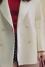 紅袖（hopeshow）高級感毛呢外套2025冬季新款女裝100%綿羊毛老錢(qián)風(fēng)通勤雙面呢大衣 米白004 M 曬單實(shí)拍圖