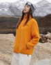OUTDOOR PRODUCTS【黃亦玫同款】機能三合一抓絨沖鋒衣女秋冬防風(fēng)夾克外套向日葵黃 曬單實(shí)拍圖