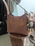 viney牛皮包包女包品牌水桶包輕奢單肩斜挎包生日三八38女神節禮物 曬單實(shí)拍圖