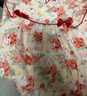 優(yōu)奇周歲女寶寶禮服春秋嬰兒百天衣服抓周旗袍連衣裙一歲女孩公主裙子 曬單實(shí)拍圖