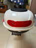 高恒電動(dòng)車(chē)后備箱通用適用雅迪愛(ài)瑪臺鈴新日綠源儲物電瓶車(chē)后靠背尾箱 白色（龜六中號+加厚靠背支架） 曬單實(shí)拍圖