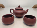 京東京造 宜興紫砂壺 手工茶壺【原礦紫泥】煮泡茶具笑櫻壺套裝 238ml禮盒 曬單實(shí)拍圖