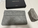 GYSFONE 華為HUAWEI MatePad Edge 14.2英寸鴻蒙二合一平板內膽包電腦包保護套皮套收納袋子配件 橫款-灰色+電源袋 曬單實(shí)拍圖