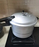 雙喜高壓鍋燃氣電磁爐通用鋁家用直型壓力鍋防爆24CM/7.0L 曬單實(shí)拍圖