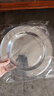 優(yōu)奧一次性盤(pán)子26cm*10只裝食品級特大號水晶盤(pán)蛋糕碟子燒烤野餐盤(pán) 曬單實(shí)拍圖