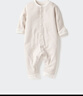 優(yōu)衣庫嬰幼兒寶寶爬爬服/長(cháng)袖嬰兒衣服連體衣26春夏新款481740 30 淺米色 80cm 曬單實(shí)拍圖