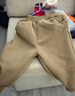 小豬班納（PEPCO）兒童秋冬加絨褲子男女童保暖外穿褲2025新款男童寬松韓版休閑系帶 燈芯絨褲子棕色 【內里加絨】 120 cm【建議身高105-115】 曬單實(shí)拍圖