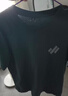 名創(chuàng  )優(yōu)品（MINISO）短袖t恤男夏季純棉潮流寬松男生簡(jiǎn)約高級感正肩體恤 黑 2XL 曬單實(shí)拍圖