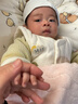 優(yōu)奇嬰兒衣服男女寶寶春秋馬甲上衣嬰幼兒秋冬加厚120克棉保暖小背心 曬單實(shí)拍圖