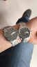 天王（TIAN WANG）手表男鋼帶雙日歷夜光機械表防水品牌腕表情人節禮物送老公51396 雅致黑GS51396S.DD.S.B 曬單實(shí)拍圖