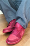 耐克喬丹情人節女子皮面板鞋春新款平底運動(dòng)鞋JORDAN AJ1 IB7012 600隊紅/山脊紅 42.5 曬單實(shí)拍圖