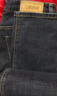 海瀾之家（HLA）牛仔褲男皮標點(diǎn)綴直筒褲五袋款褲子男秋季新復古回潮 牛仔藍過(guò)渡色（深）5F 2XL 185/92A 曬單實(shí)拍圖