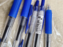斑馬牌（ZEBRA） JJ15按動(dòng)中性筆水筆學(xué)生用辦公簽字筆 藍色【5支裝】 0.5mm 曬單實(shí)拍圖