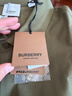 BURBERRY博柏利巴寶莉新款男字母刺繡潮流短袖polo衫80844391 橄欖色 L 曬單實(shí)拍圖