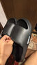稻草人拖鞋男士居家用洗澡防滑浴室內戶(hù)外穿情侶厚底靜音女涼拖 黑42-43 曬單實(shí)拍圖