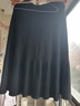 2025秋冬款針織半身裙女小個(gè)子中長(cháng)款高腰顯瘦遮胯顯瘦百褶a字裙 1363【遮胯顯瘦A字裙】松緊腰#黑色針織 L (推薦110-125斤) 曬單實(shí)拍圖