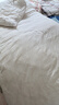 100%純棉內膽套棉花被罩被子棉絮被套單件包棉胎被芯全棉紗布套子 細白【100%全棉 親膚柔軟】 220*240cm 曬單實(shí)拍圖