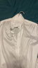 杉杉（FIRS）【200支DP免燙】【全身接縫處裝襯】高端商務(wù)長(cháng)袖襯衫男 白色 41  曬單實(shí)拍圖