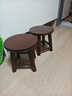 華音軒實(shí)木小凳子家用矮凳原木板凳衛生間小凳子簡(jiǎn)約小圓凳客廳木頭凳子 曬單實(shí)拍圖