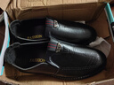 胖東來(lái)同款【品牌斷碼】真皮軟底男鞋舒適防滑爸爸鞋輕便駕車(chē)鞋防水工作 7666黑色真皮精品版 38 曬單實(shí)拍圖