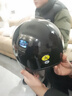 車(chē)贊新國標3c認證電動(dòng)車(chē)頭盔男士安全帽四季通用女款電瓶車(chē)冬季保暖盔 3C亮黑頭盔-(高清防霧鏡片） 曬單實(shí)拍圖
