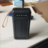 HUWEI【3c認證】太陽(yáng)能充電寶50000毫安大容量移動(dòng)電源閃充快充自帶線(xiàn)便攜戶(hù)外家用充電器電源手機電寶 3c認證+黑色+快充+自帶線(xiàn) 30000毫安+不可上飛機+提速 曬單實(shí)拍圖