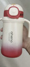 恩尼諾寶寶保溫水杯陶瓷內膽兒童吸管杯保溫嬰幼兒保溫奶瓶幼兒園上學(xué) 海曼紅 360ml 曬單實(shí)拍圖