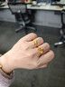 周生生 黃金戒指愛(ài)情密語(yǔ)羽毛足金戒丘比特之羽89738R計價(jià) 17圈 - 3.75克(含工費200元) 曬單實(shí)拍圖