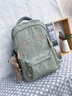 viney書(shū)包簡(jiǎn)約初中高中大學(xué)生雙肩包女大容量通勤背包戶(hù)外出游旅行包 綠色+小熊掛件 高顏值輕便百搭電腦包 曬單實(shí)拍圖