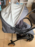 凱利童車(chē)kinlee凱利PS102pro新生兒推車(chē)可坐可躺一秒折疊雙向出行嬰兒推車(chē) pro熔巖灰+護脊墊+涼席+全包蚊帳 曬單實(shí)拍圖