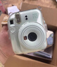 富士（FUJIFILM）instax mini12一次成像拍立得相機（mini11拍立得相機升級版） 薄荷綠 套餐2：官配+20張白邊+保護殼 曬單實(shí)拍圖