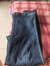 夢(mèng)舒雅商場(chǎng)同款復古藍色直筒牛仔褲女2025秋季新款高腰修身百搭直筒褲 曬單實(shí)拍圖