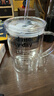 拜杰高硼硅玻璃杯帶吸管杯大容量辦公室泡茶杯子耐高溫水杯1000ml 曬單實(shí)拍圖