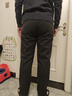 皮爾卡丹（pierre cardin）商務(wù)休閑褲男春秋季修身毛呢褲子男士彈力高端小西褲 深灰  34 曬單實(shí)拍圖