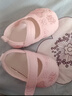 喜得瑞喜得瑞寶寶地板鞋春秋棉鞋嬰幼兒學(xué)步布鞋周歲女寶公主防滑軟底鞋 粉色 M (內長(cháng)12CM) 建議7-11個(gè)月 曬單實(shí)拍圖