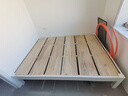 納之榮橡膠木榻榻米全實(shí)木無(wú)床頭1.5x2米家用定制簡(jiǎn)約民宿酒店單雙人床 白色【床高40CM】單床(包安裝) 1500mm*2000mm 曬單實(shí)拍圖